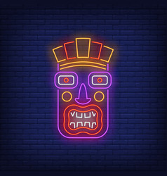 Terrible Tiki Idol Neon Sign