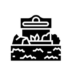 Commercial Landscape Glyph Icon