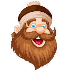 Smiling Man With Beard And Mustache