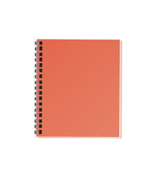 Exercise Books Over White Background School