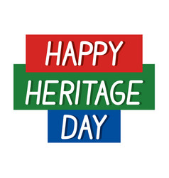 Heritage Day Lettering