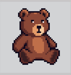 Pixel Art Teddy Bear