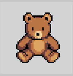 Pixel Art Teddy Bear