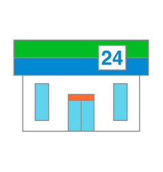 24-hour Convenience Store Icon