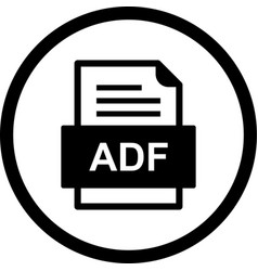 Adf File Document Icon