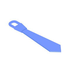 Classic Blue Tie Lying Down Shopping 3d Icon