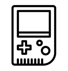 Gameboy Joystick Icon Outline Style