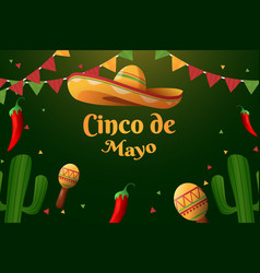 Gradient Cinco De Mayo Background