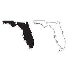 Florida Fl State Maps Usa With Capital City Star