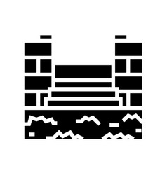 Hardscapes Fence Glyph Icon