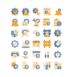 Maintenance Flat Icon Pack