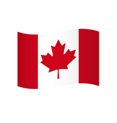 Wavy Flag Of Canada