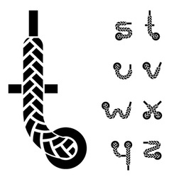 Shoelace Alphabet Lower Case Letters Part 3