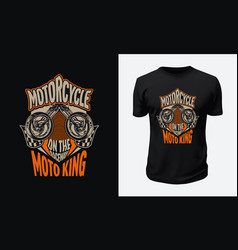 Motorcycle And Racing T Shirt Design Graphic