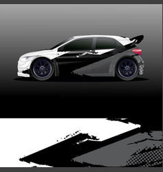 Rally Car Decal Graphic Wrap