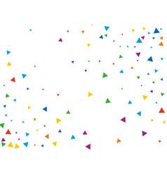 Triangular Confetti Light Rainbow Glitter