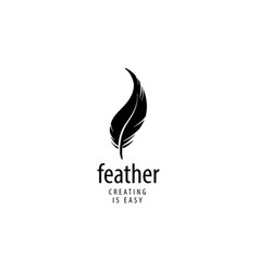 Feather set Royalty Free Vector Image - VectorStock