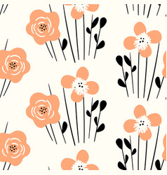 Seamless Floral Pattern Based On Traditional Folk