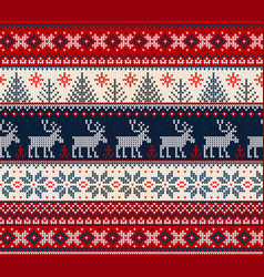 patterned christmas jumper