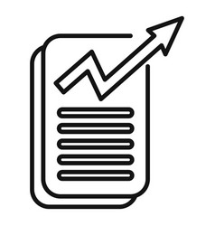 Finance Papers Icon Outline Fusion Direct