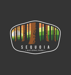 Sequoia National Park Emblem Patch Logo