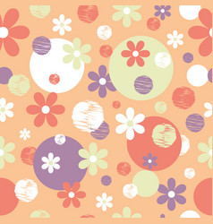 Floral Delicate Seamless Pattern In Pastel Colors