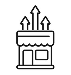 Street Shop Grow Icon Outline Direct