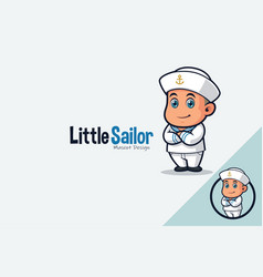 Cute Sailor Mascot Design