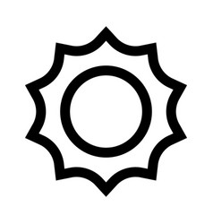 Sun Icon Or Logo In Line Style