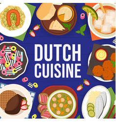 Dutch Cuisine Menu Cover Restaurant Dishes Meals