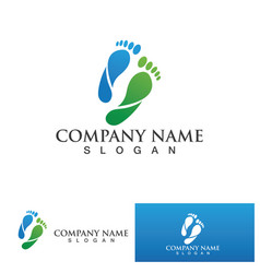 Foot Logo Template Icon