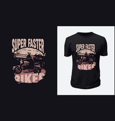 Motorcycle And Racing T Shirt Design Graphic