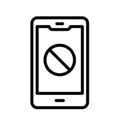 Mobile Block Icon