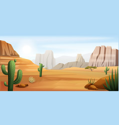 Wild West Landscape Composition