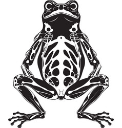 Phantom Pond Dweller Frog Skeleton Emblem Bone