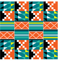 Geometric Tribal Kente Seamless Pattern