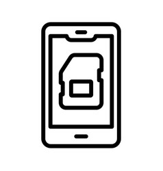 Mobile Memory Card Icon