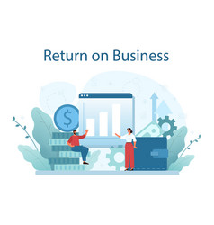 Return On Business Concept Profitability