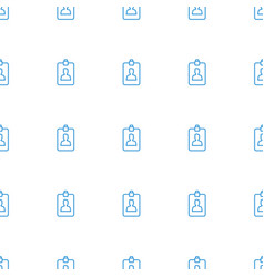 Clipboard Icon Pattern Seamless White Background