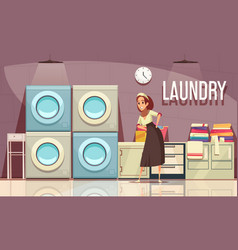 Hotel Laundry Center Background