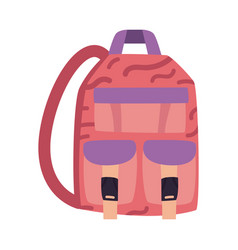 Flat Red Backpack