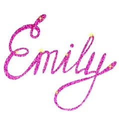 Emily Name Lettering Tinsels