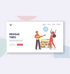 Reggae Vibes Landing Page Template Party