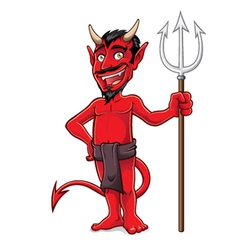 Devil head mascot Royalty Free Vector Image - VectorStock