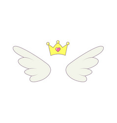 Angel Wings And Crown Bachelorette Party