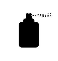 Black Spray Can Icon On White Background