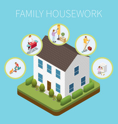 Family Housework Design Concept