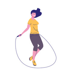 Woman Jumping Rope