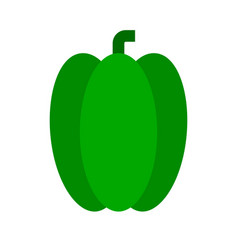 Green Bell Bell Pepper Icon Or Paprika Vegetable