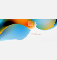 Fluid Abstract Background Liquid Color Gradients